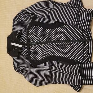 Lululemon Ladies  Striped Zip-Up Jacket